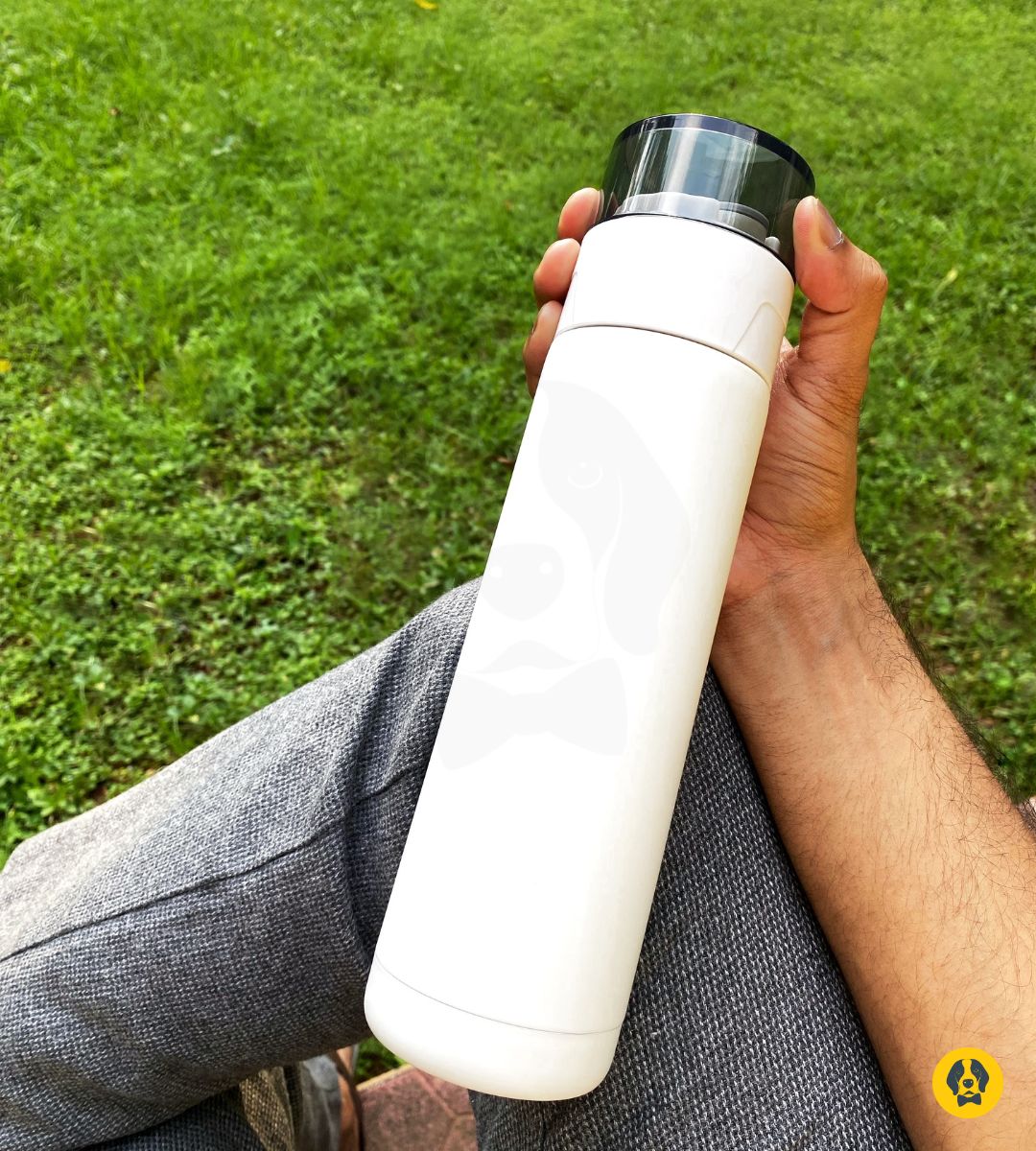 Stotodo Beacon Flask White 500 ml Bottle Stainless Steel