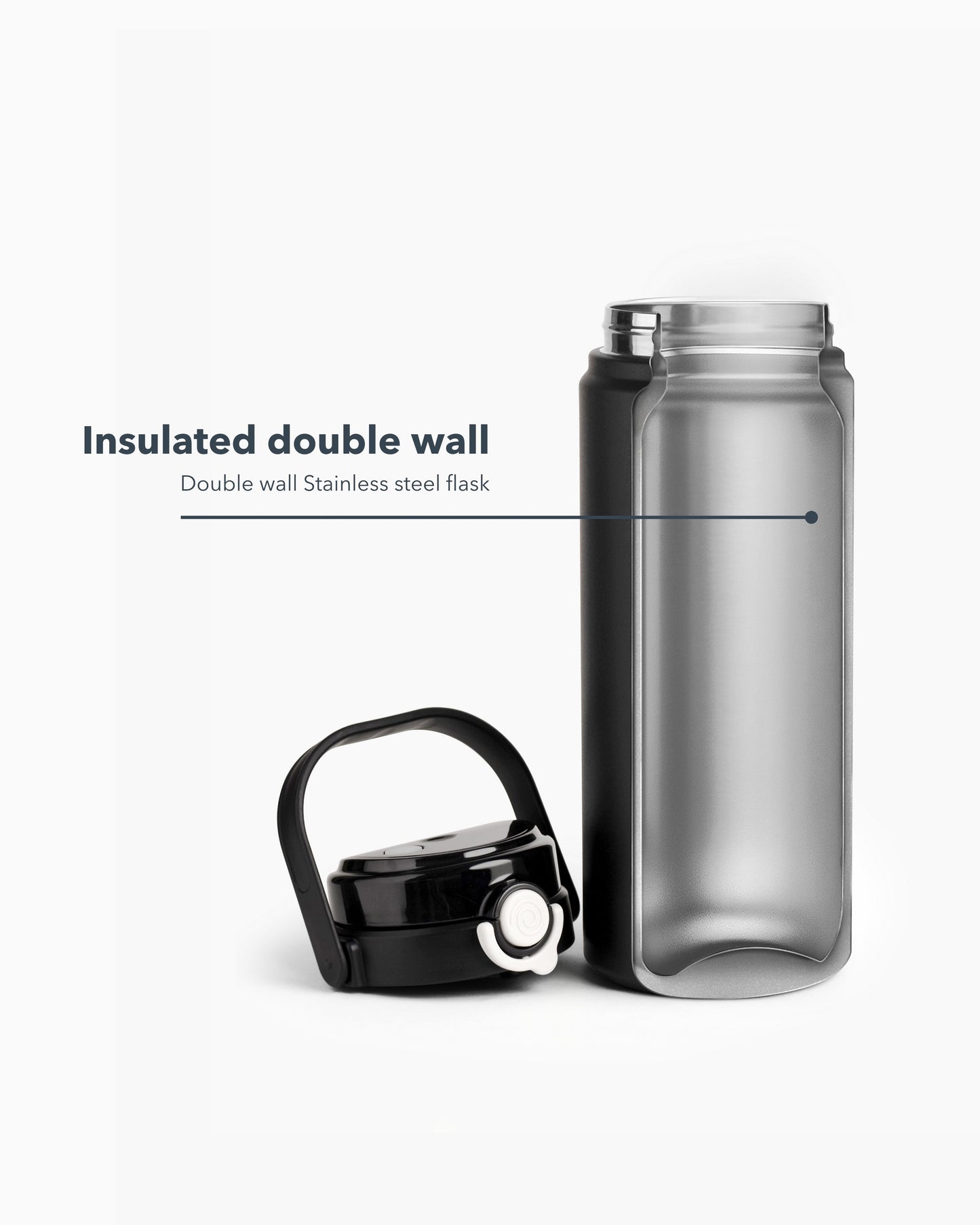 Tank dual sipper flask