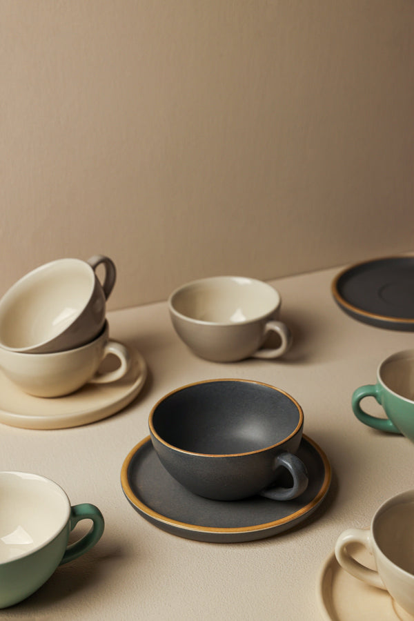 Cappuccino cup saucer