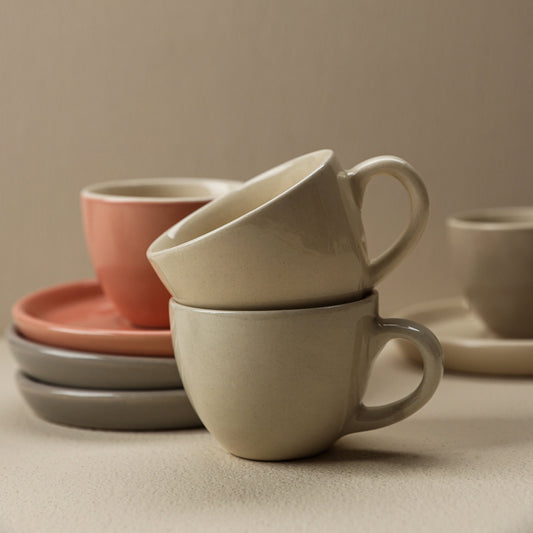 Espresso cup saucer set