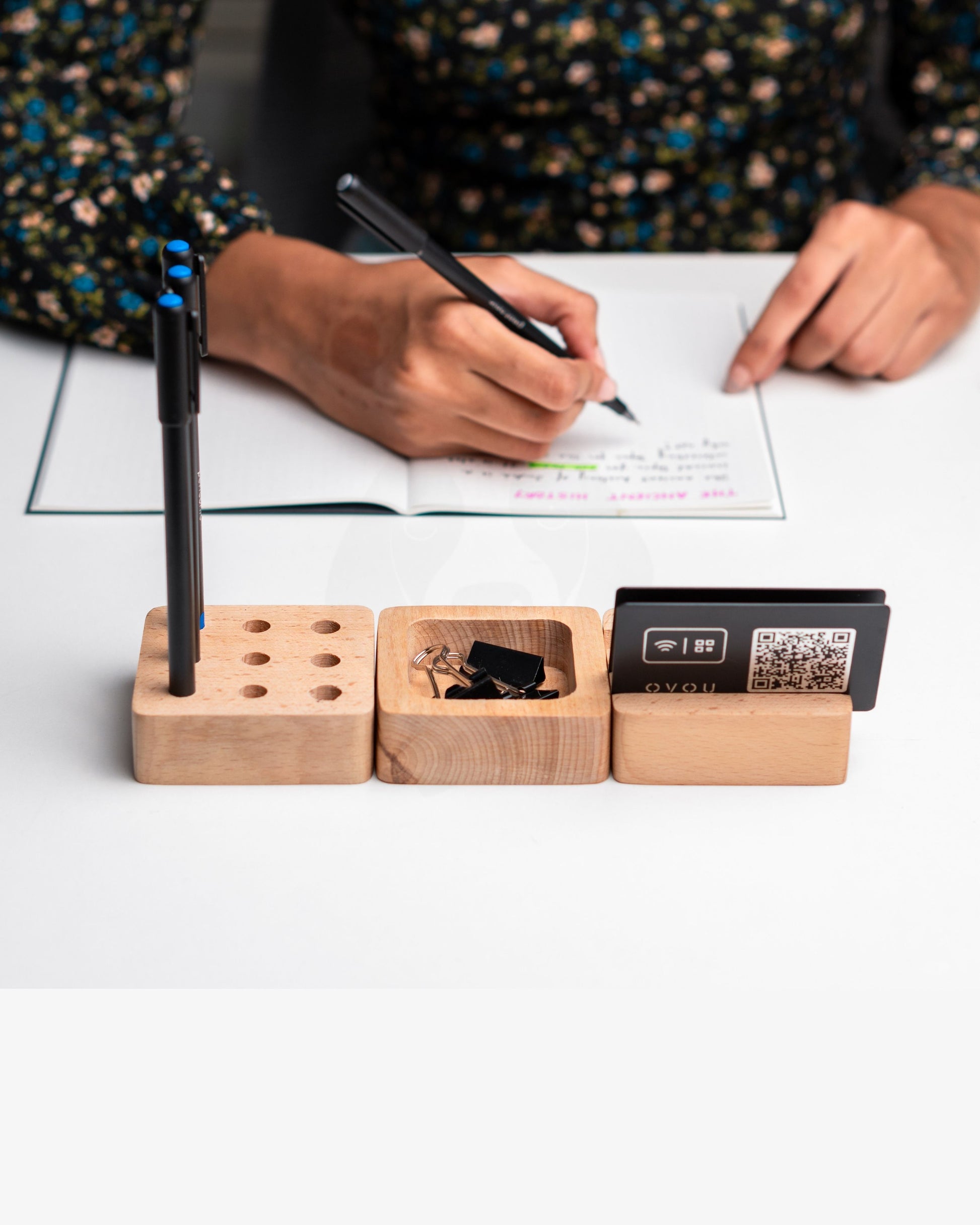 6 in 1 Wooden block organisers