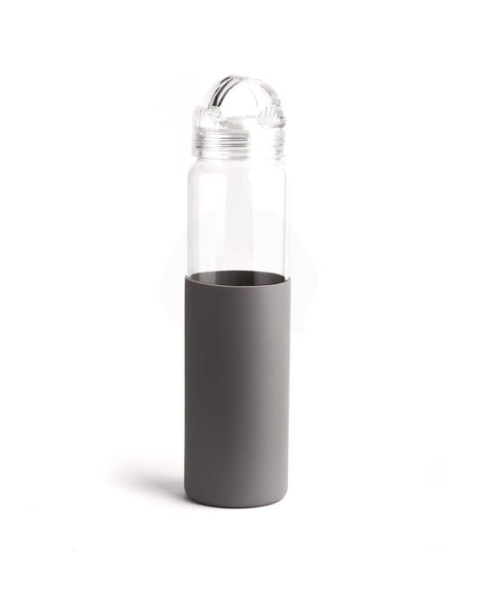 Stotodo Sili Glass Bottle with Sleeve Grey 700 ml