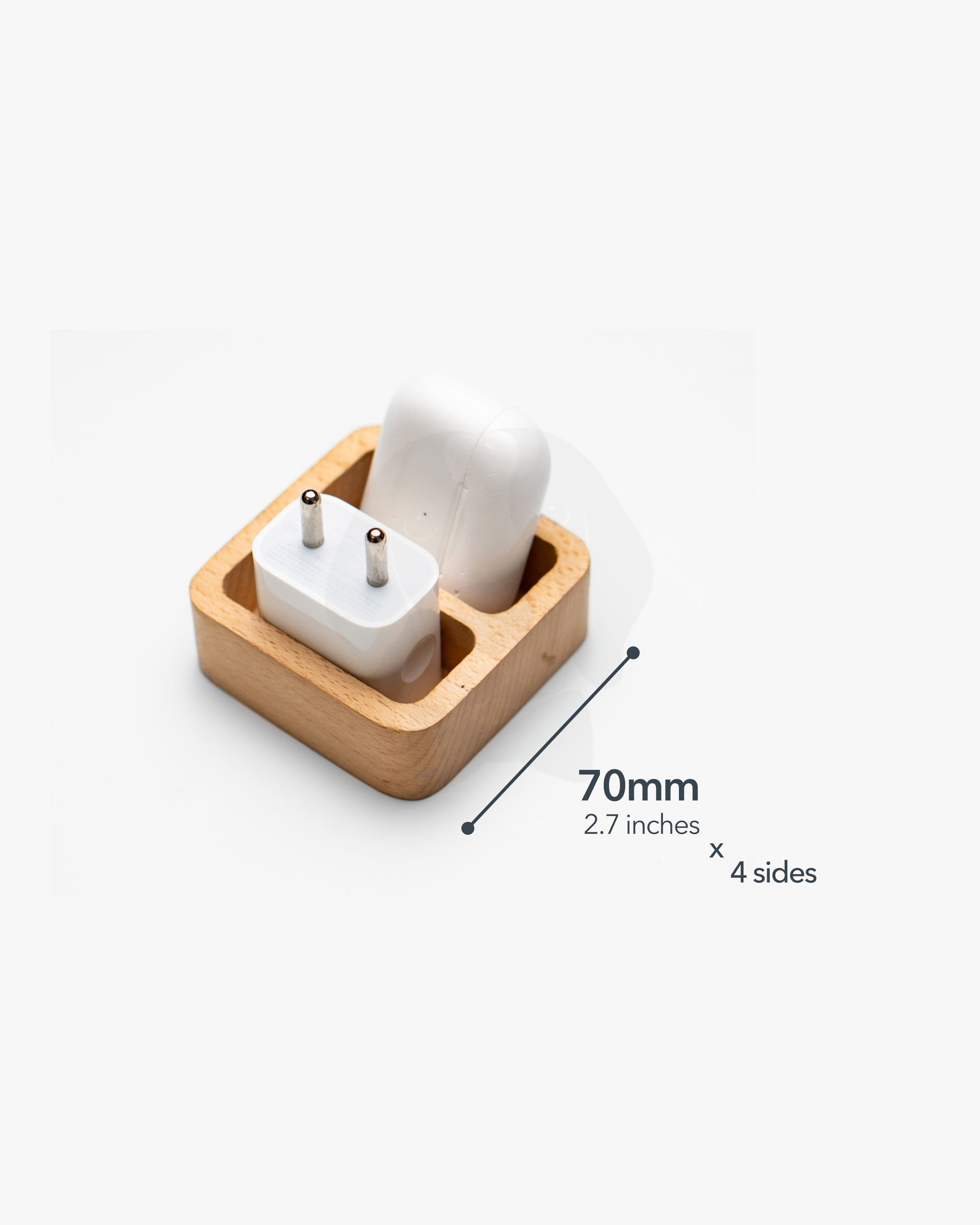 6 in 1 Wooden block organisers Dimensions