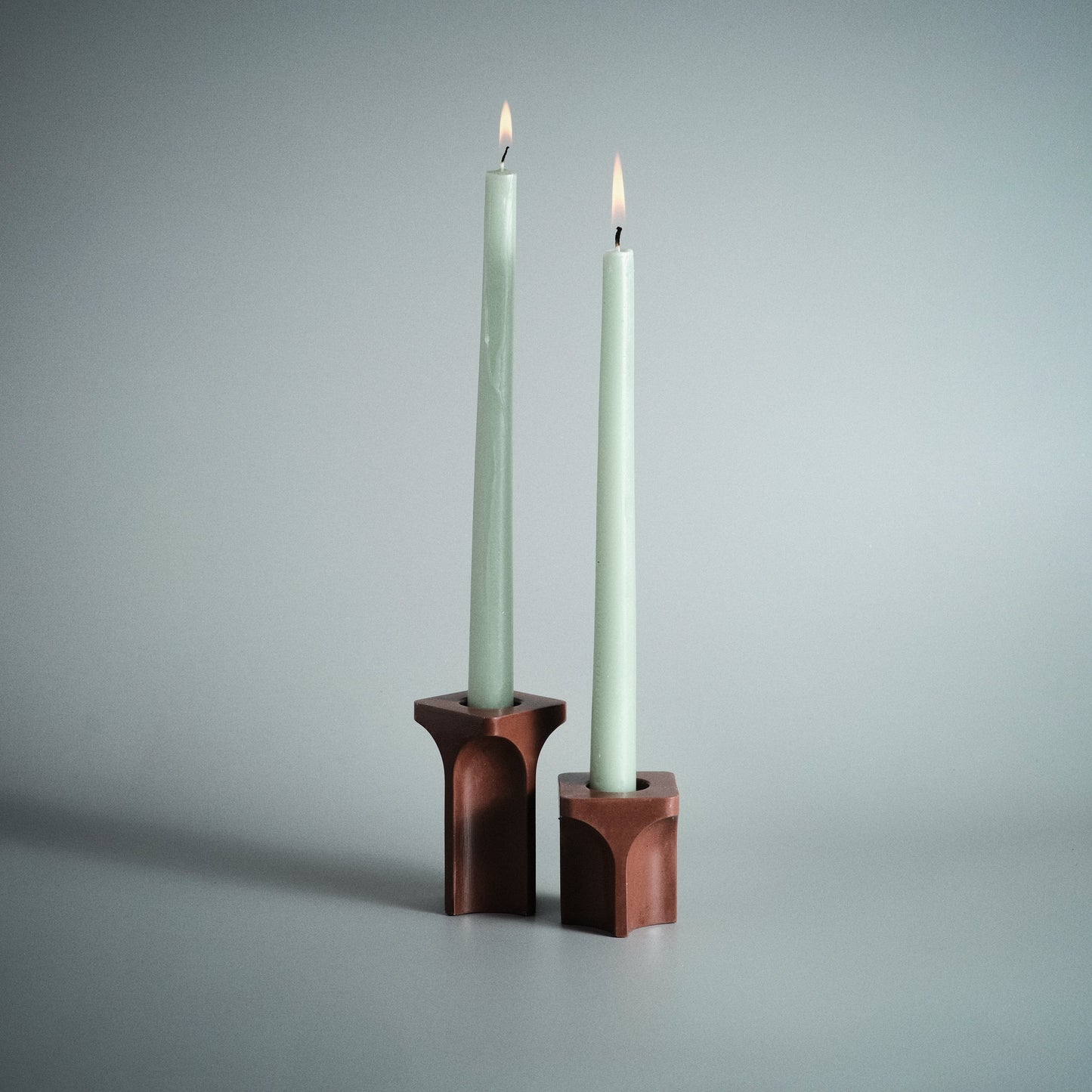 Kiva Candle Holder – Jesmonite Taper Stand, Set of 2