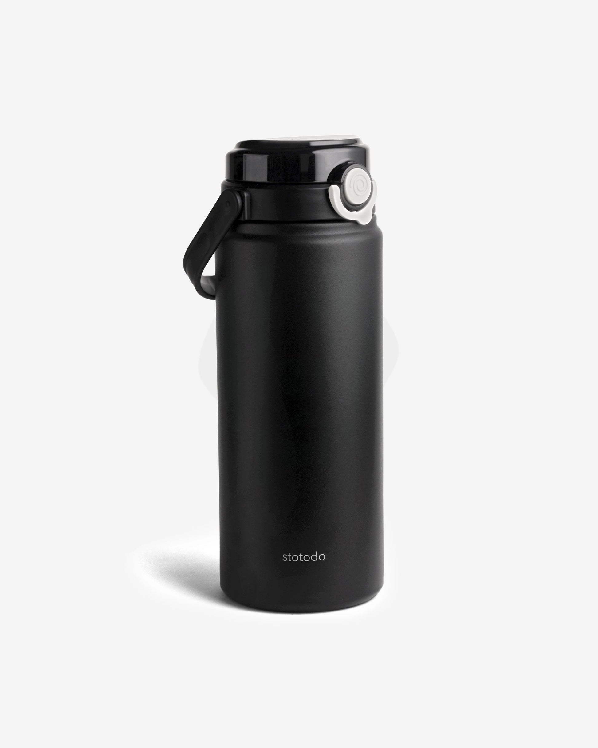 Stotodo Tank Dual Sipper Flask - Black 1.2L Bottle