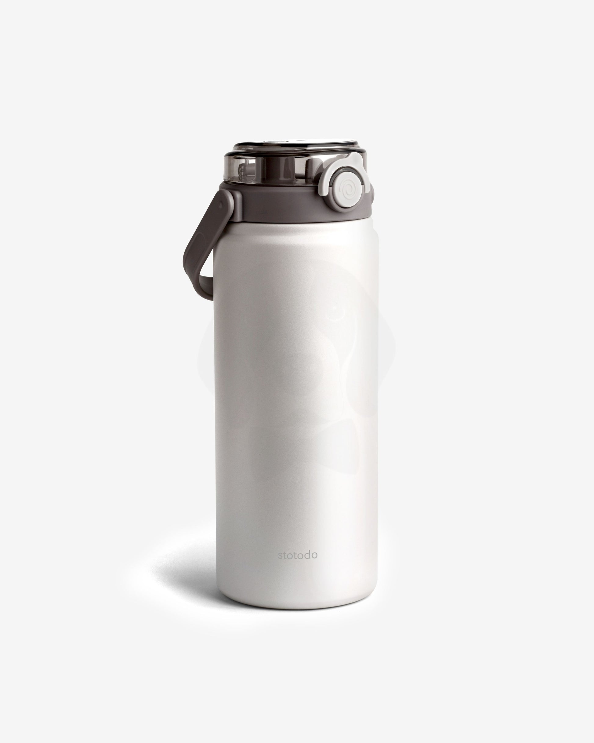 Stotodo Tank Dual Sipper Flask - White 1.2L Bottle