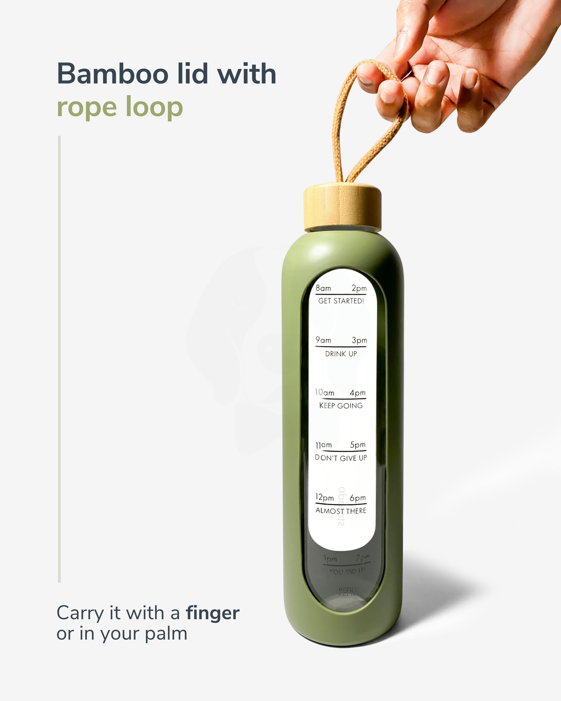 Stotodo Pillar Glass Bottle Features
