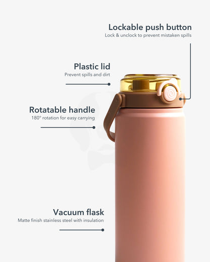 Stotodo Tank Dual Sipper Flask 1.2 L Flamingo Pink Limited Edition Features And Materials