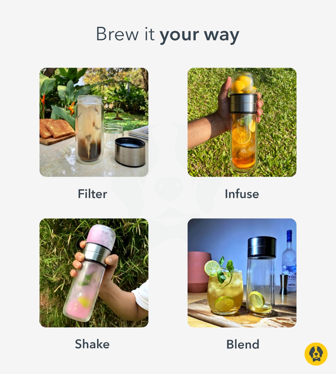Brewski Filter Infuse Shaker Blend 
