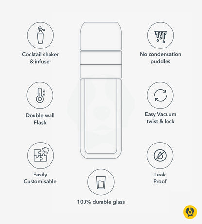 Brewski Shaker Infuser 300 ml Features