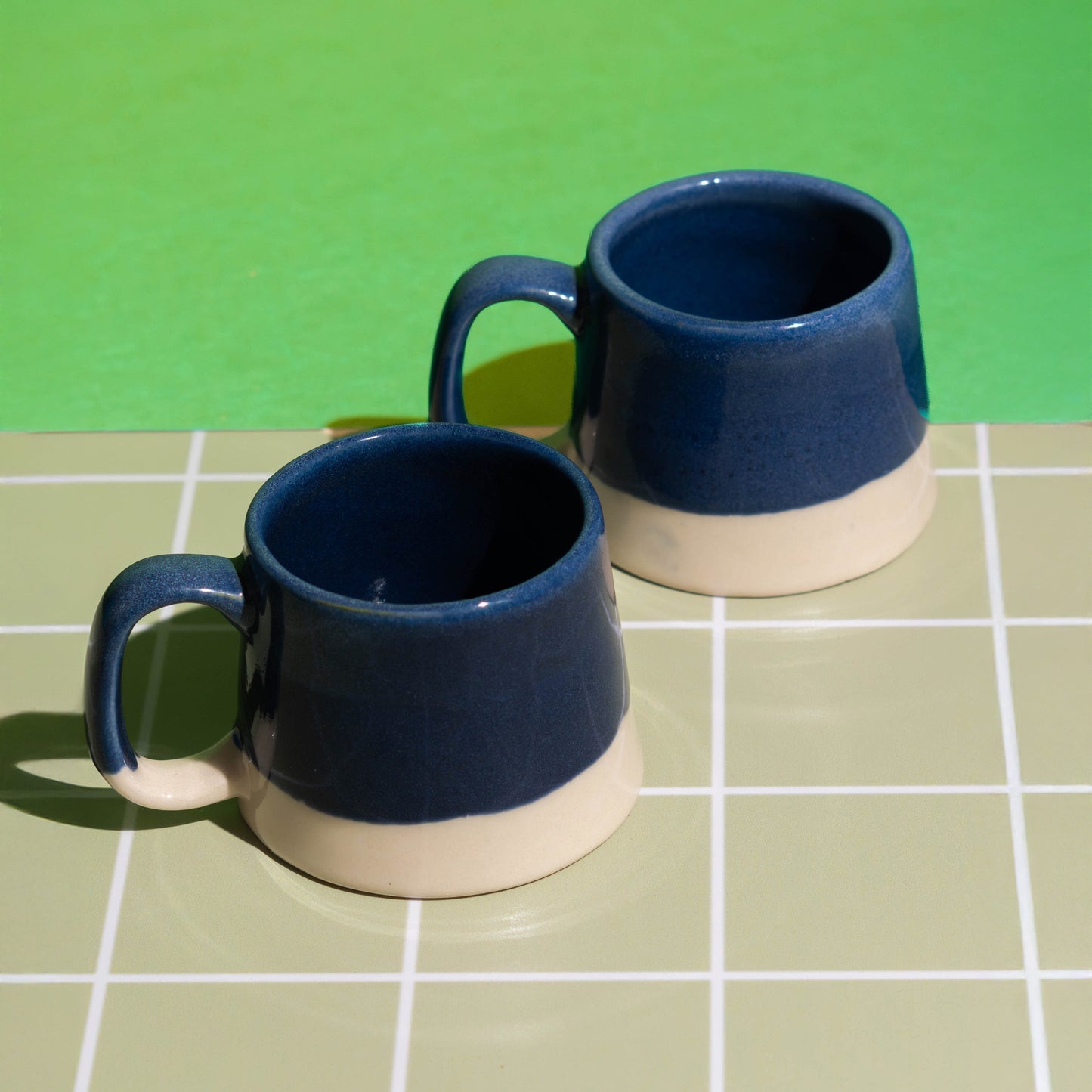 Indigo Drip Cup
