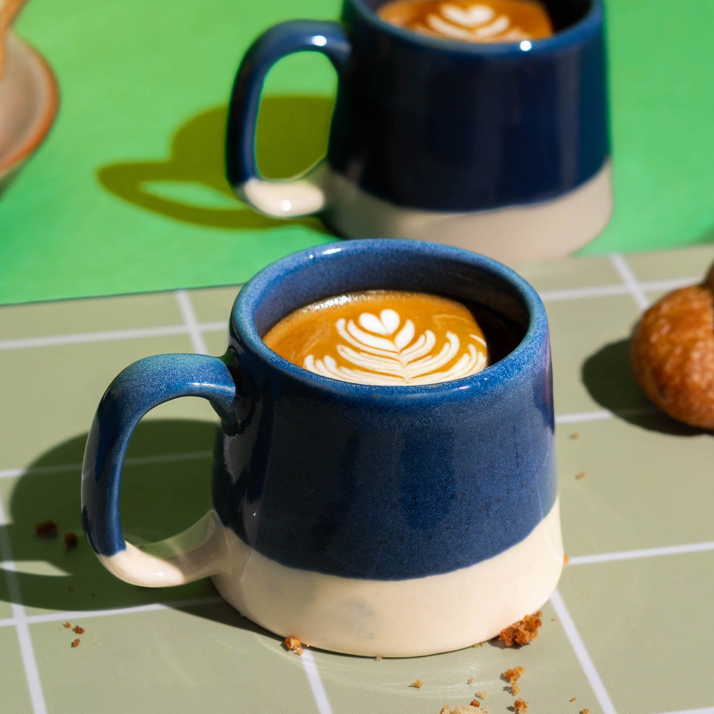 Indigo Drip Cup