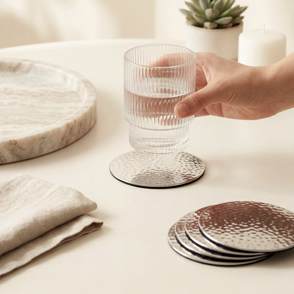 Pearl coasters x 4