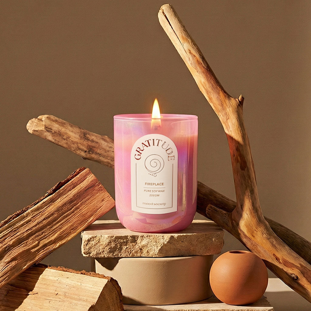 Gratitude & Breathe Scented Candle Gift Box