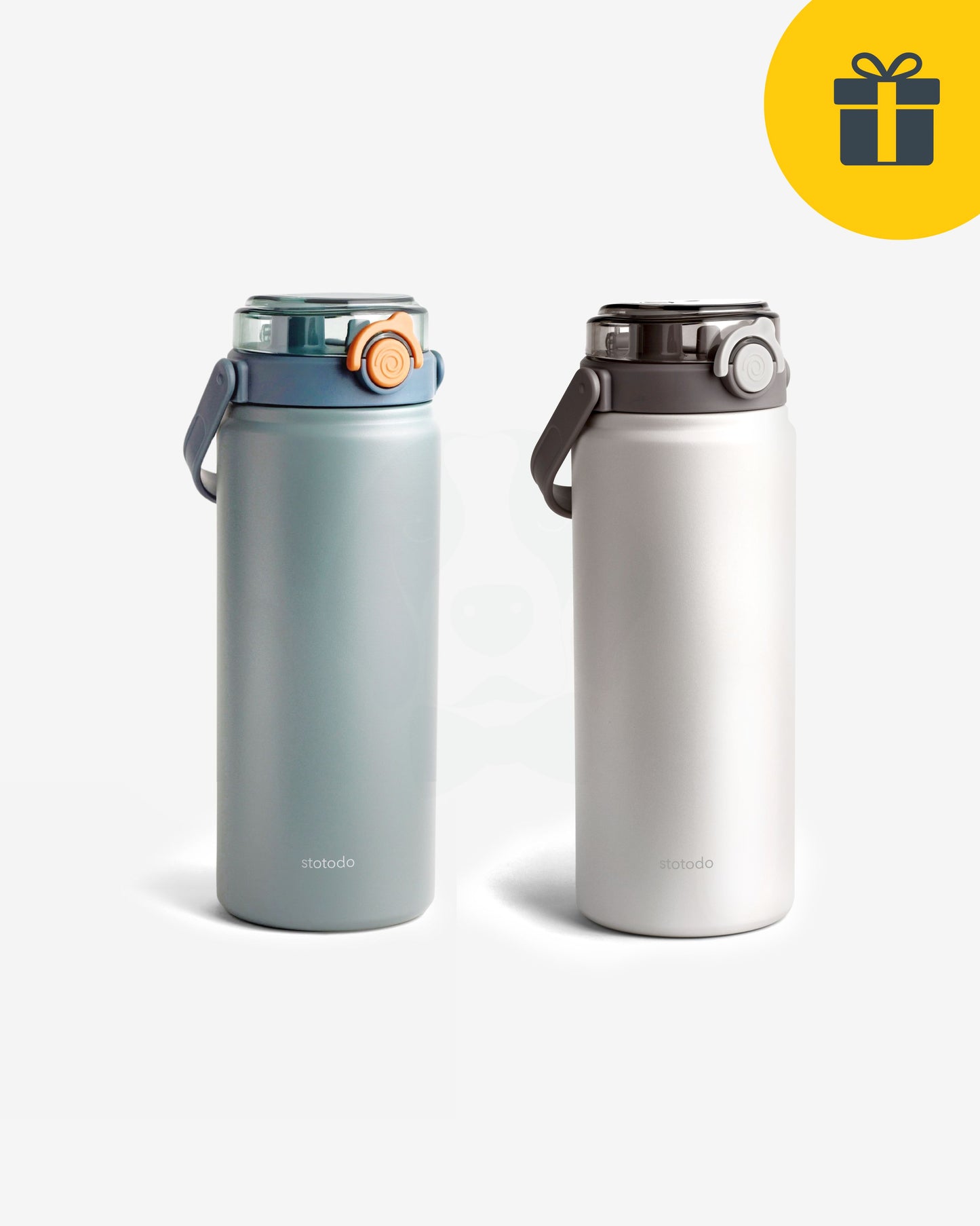 Tank dual sipper flask