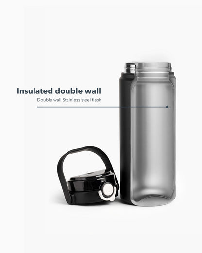 Tank dual sipper flask