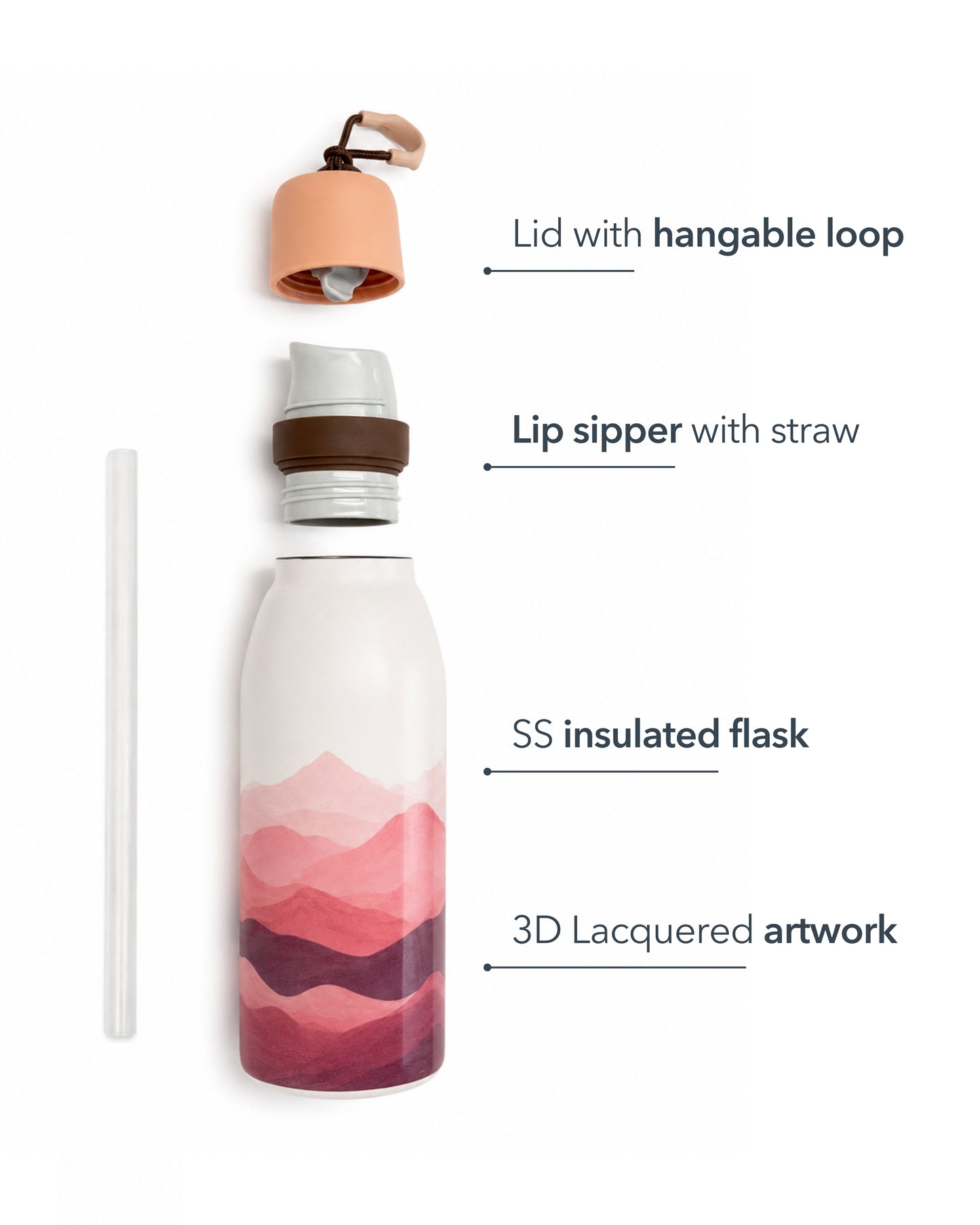 Lipsip Valleys Edition | 600ml Insulated Stainless steel Sipper