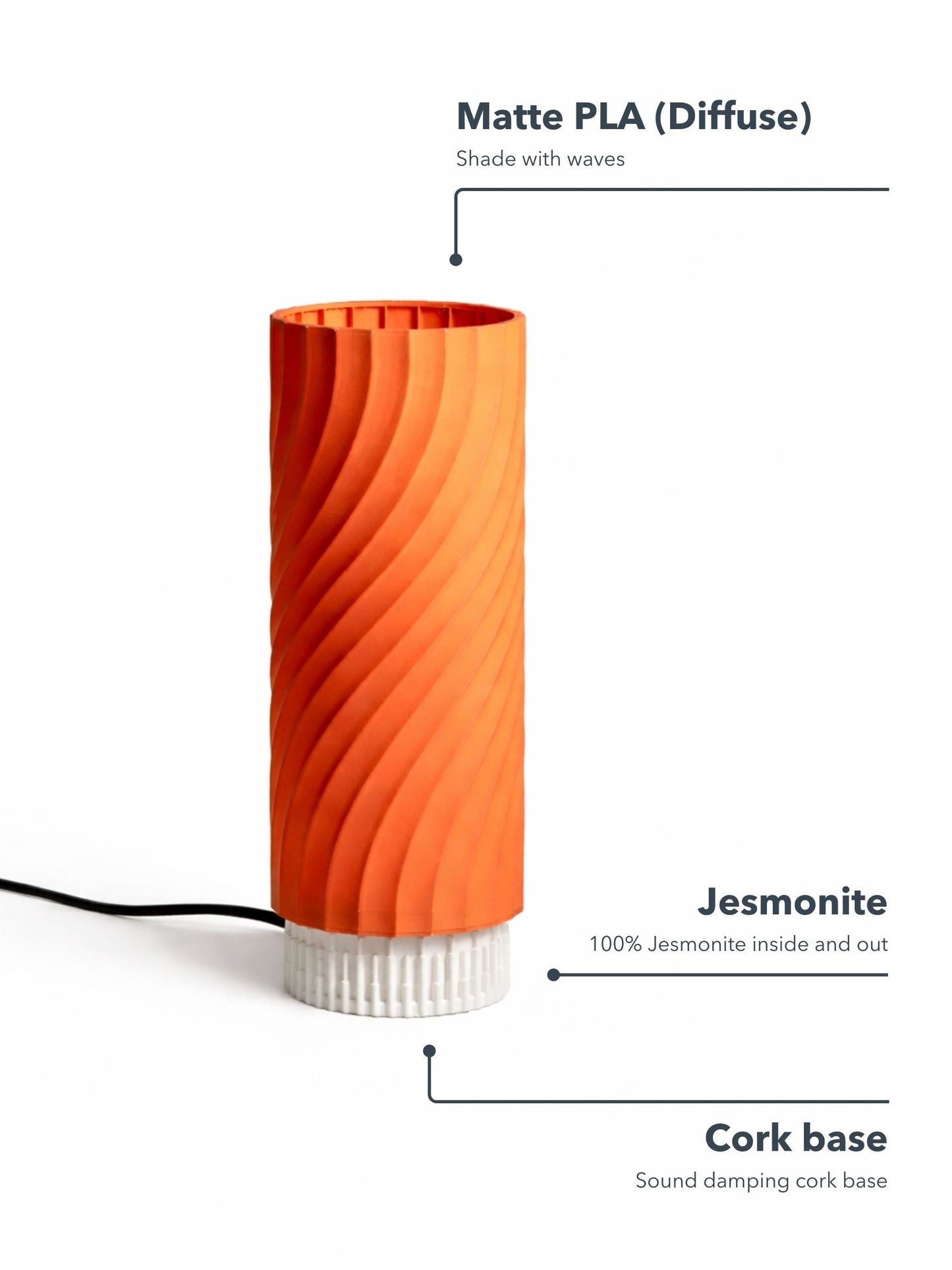 Mizuki Table Lamp – Minimal LED Desk Lamp