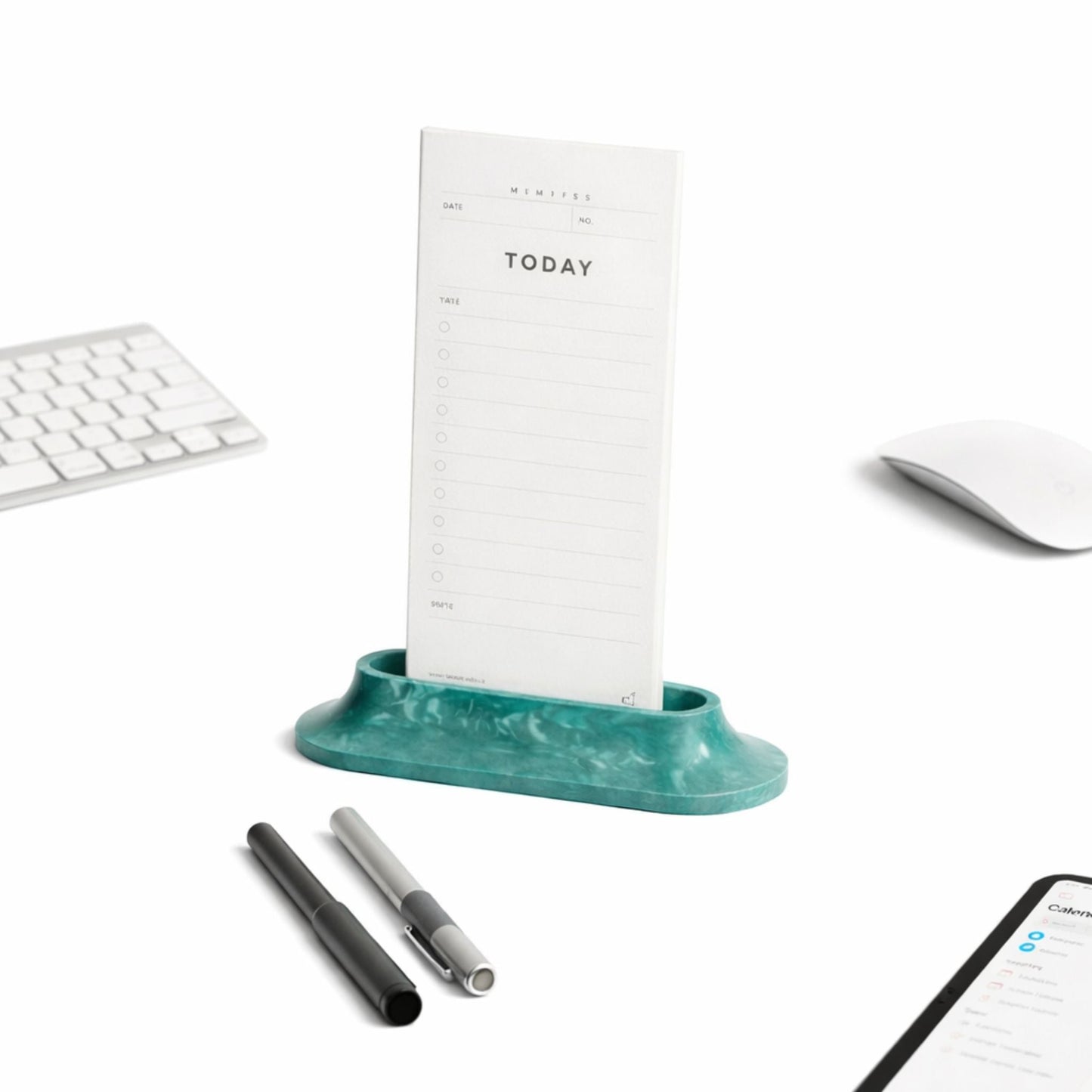 Kuro Design Aero Task Dock with 25 included task cards – 225 GSM premium paper for daily planning