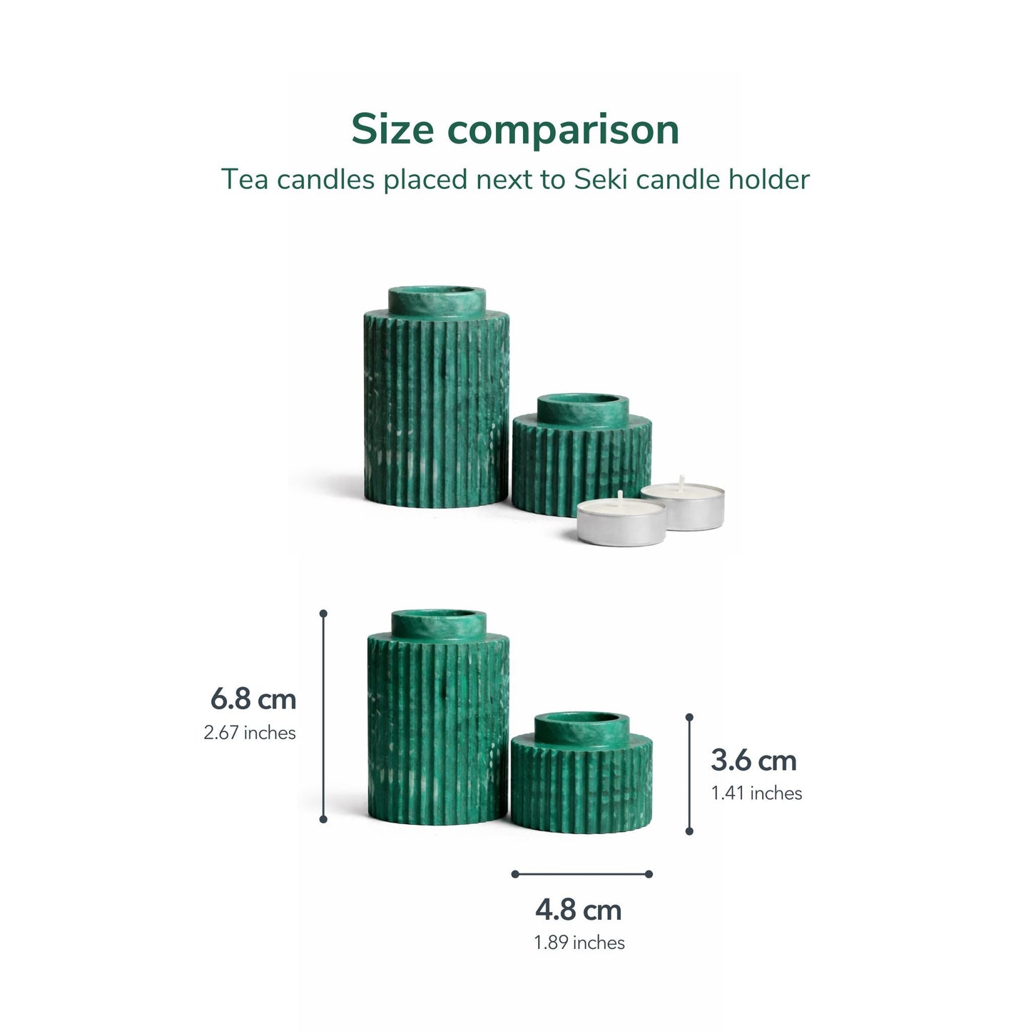 Seki Candle Holder (set of 2)