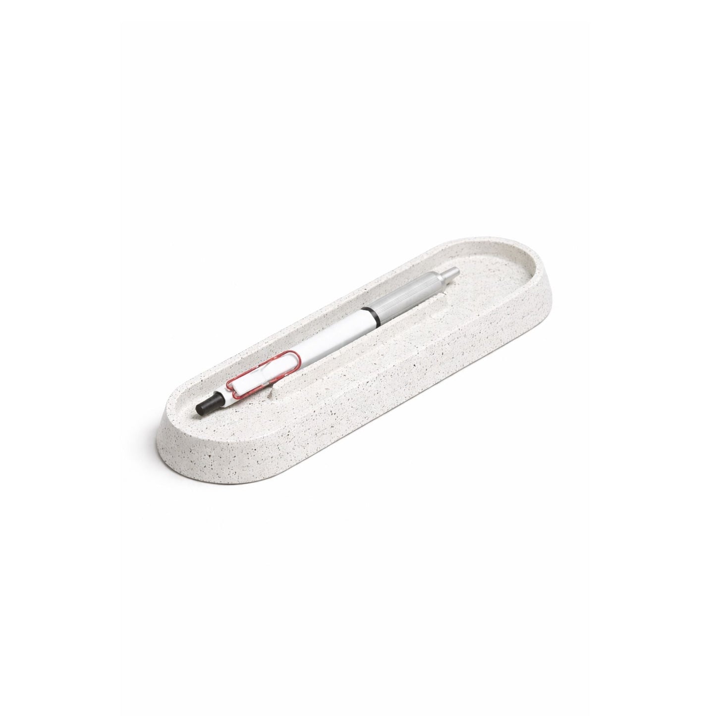 Linea Pen Tray – Jesmonite Desk Pen & Stationery Organiser