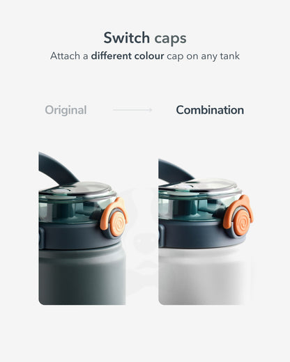 Dual Sipper Cap - Tank