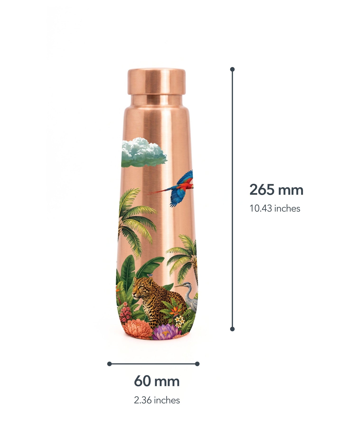 Tropico Pure Copper Water Bottle