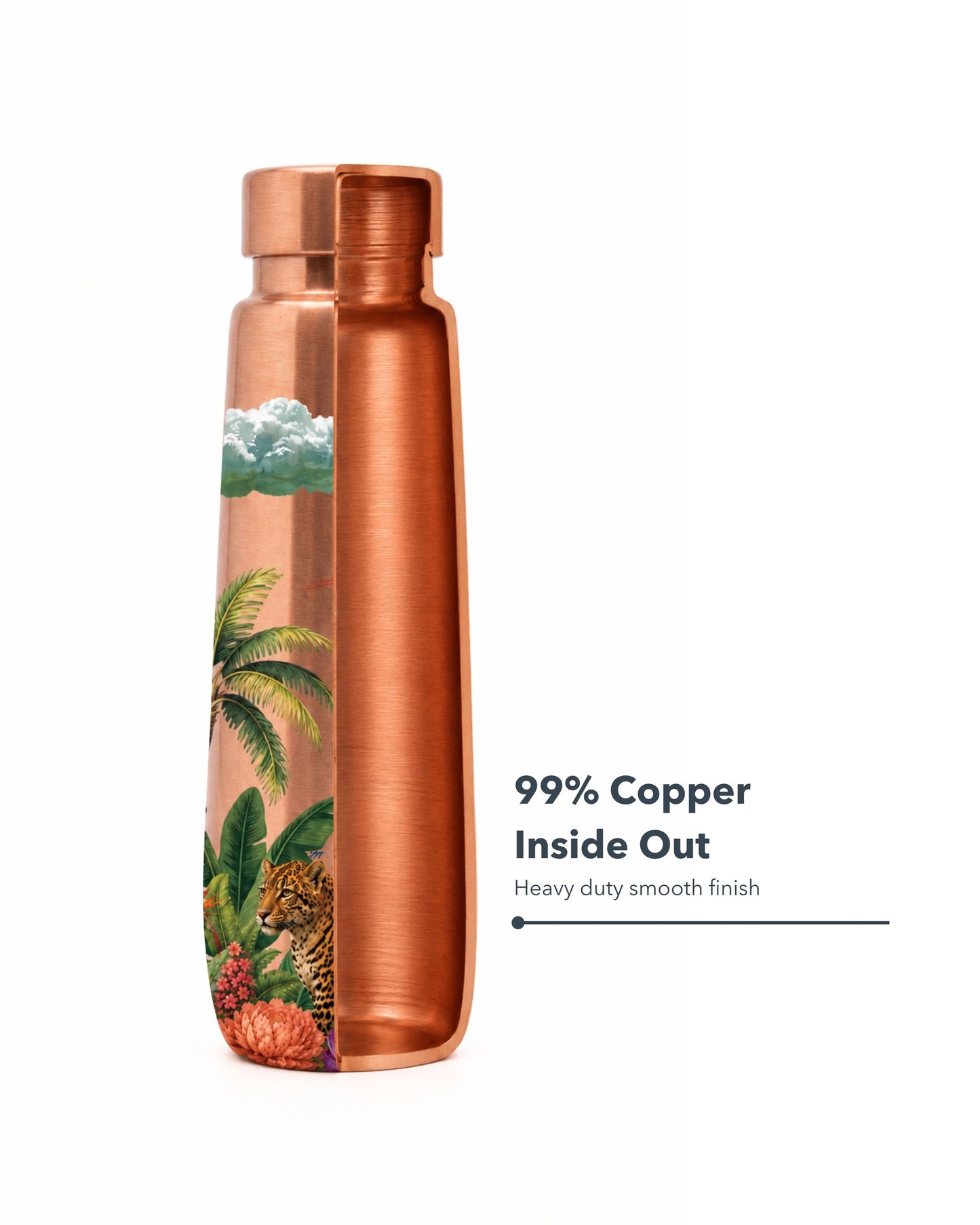 Tropico Pure Copper Water Bottle