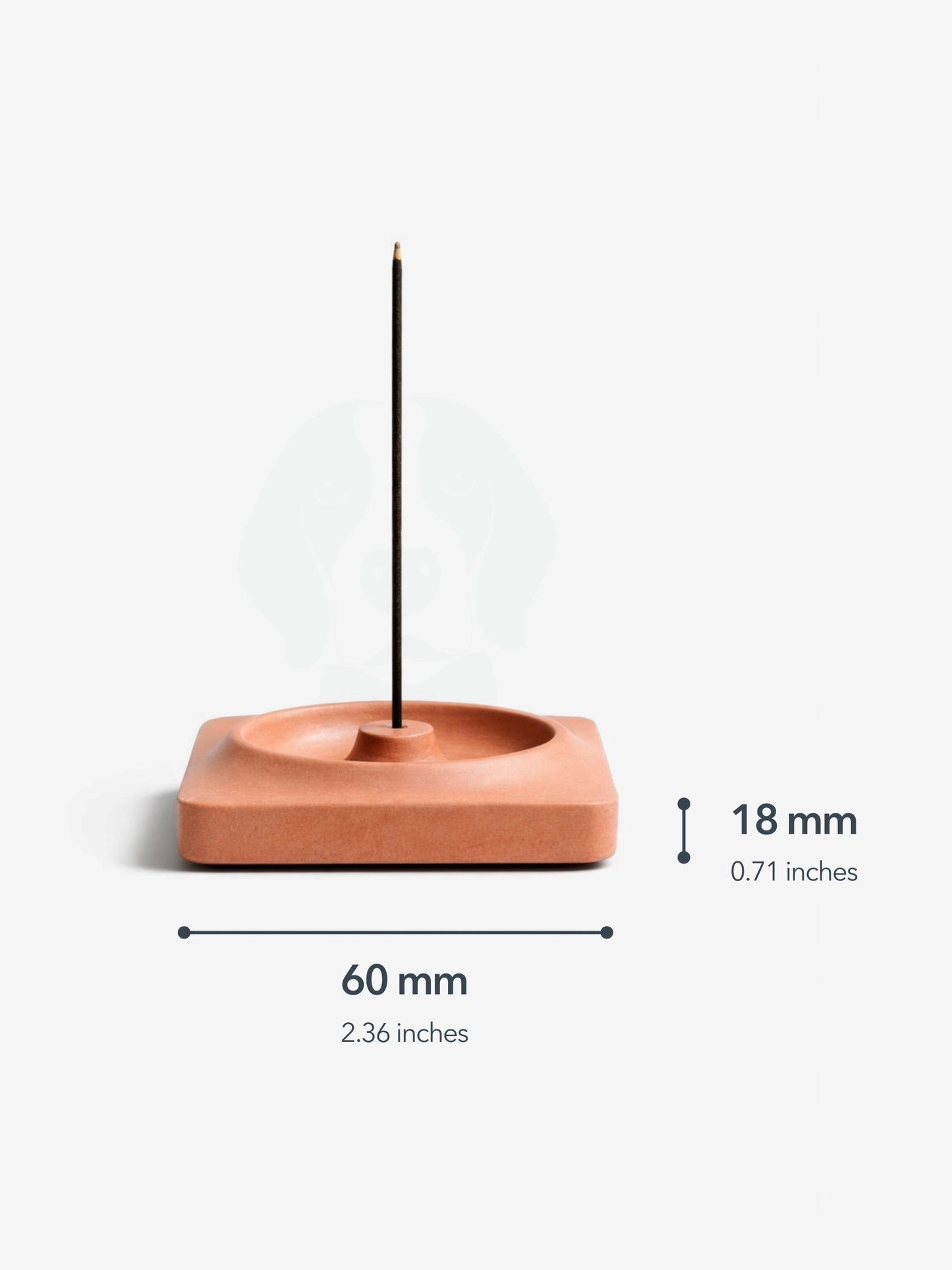 Kaze Incense Holder – Jesmonite Incense Stand, Set of 2
