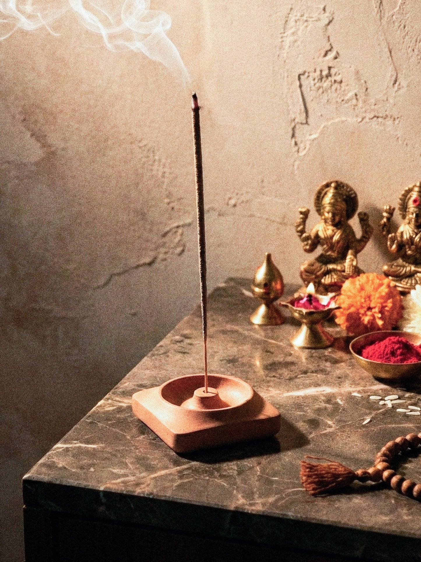 Kaze Incense Holder – Jesmonite Incense Stand, Set of 2