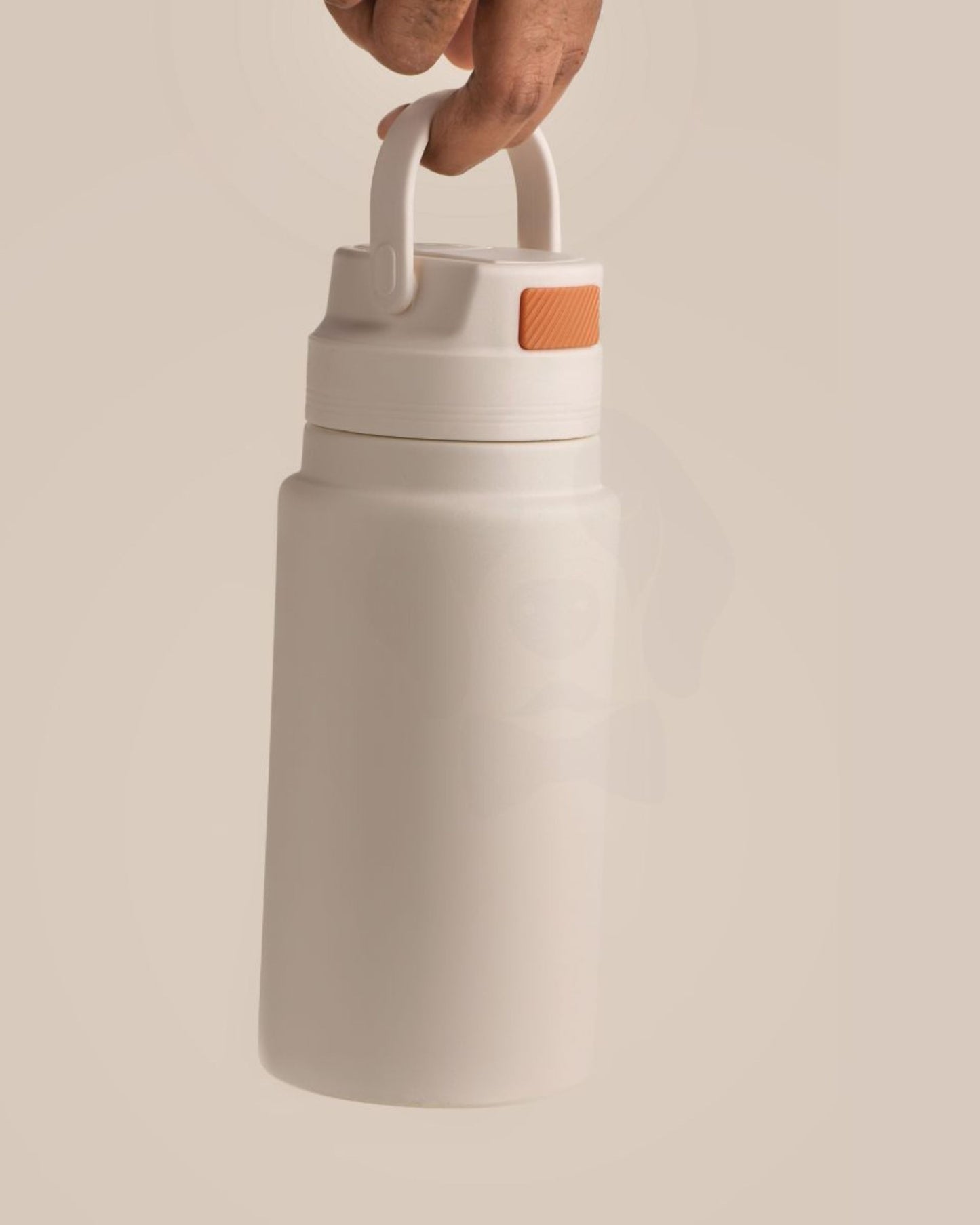 Stotodo Droid Sipper Flask - Cream 800 ml with Rotatable Handle