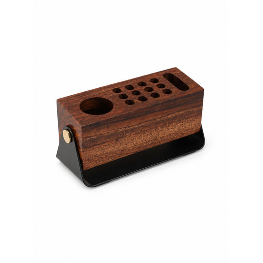 GRID Solid Wood Pen Holder