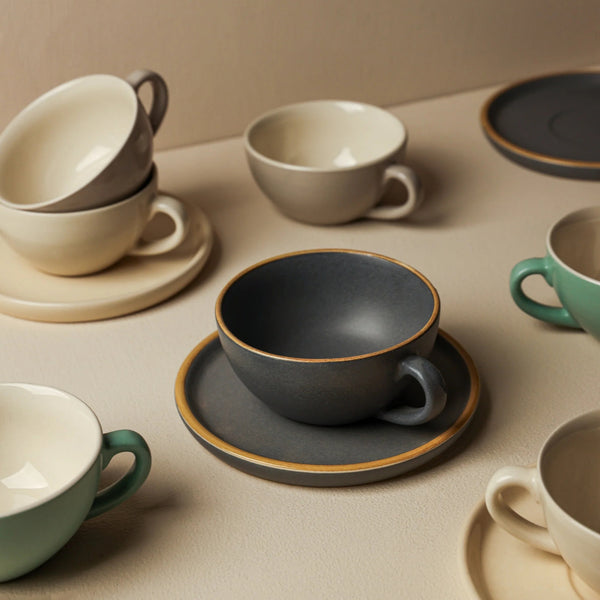 Cappuccino cup saucer