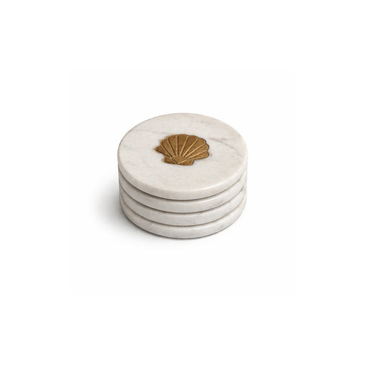 Oyster coasters (set of 4)
