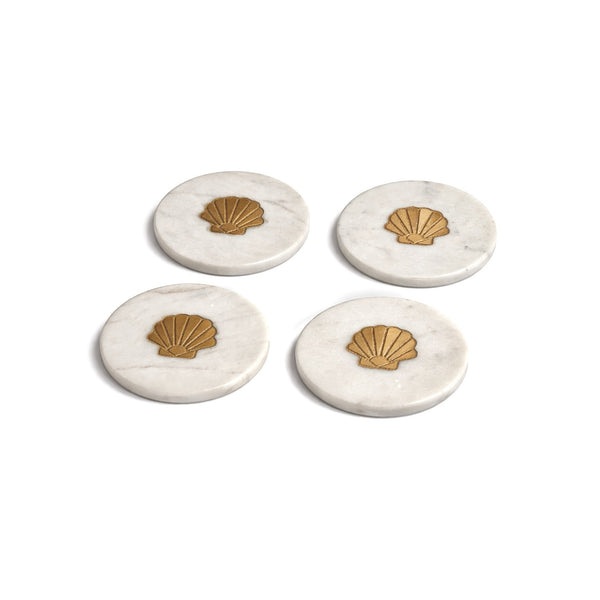 Oyster coasters (set of 4)