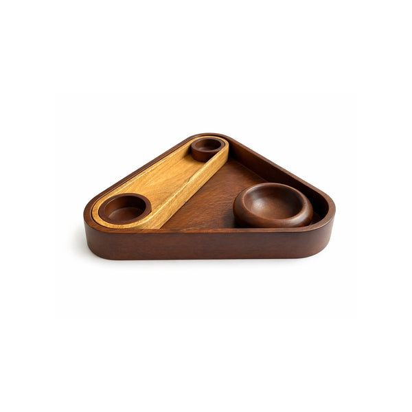 Chip & dip tray set