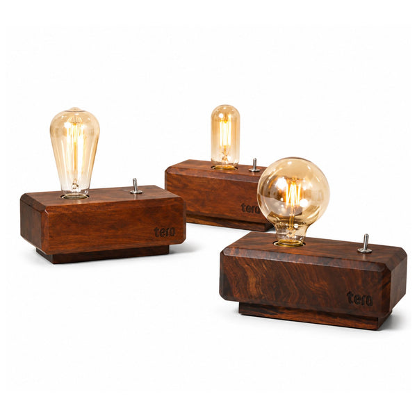 ADIA Solid Wood Desk Lamp