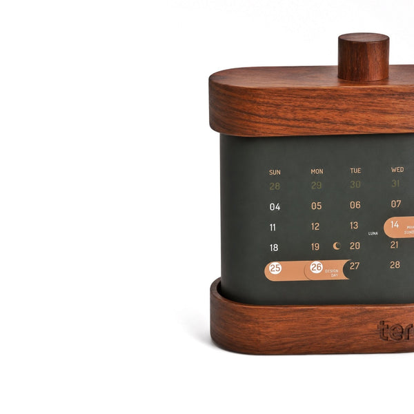 LUNA 2026 Rotating Desk Calendar