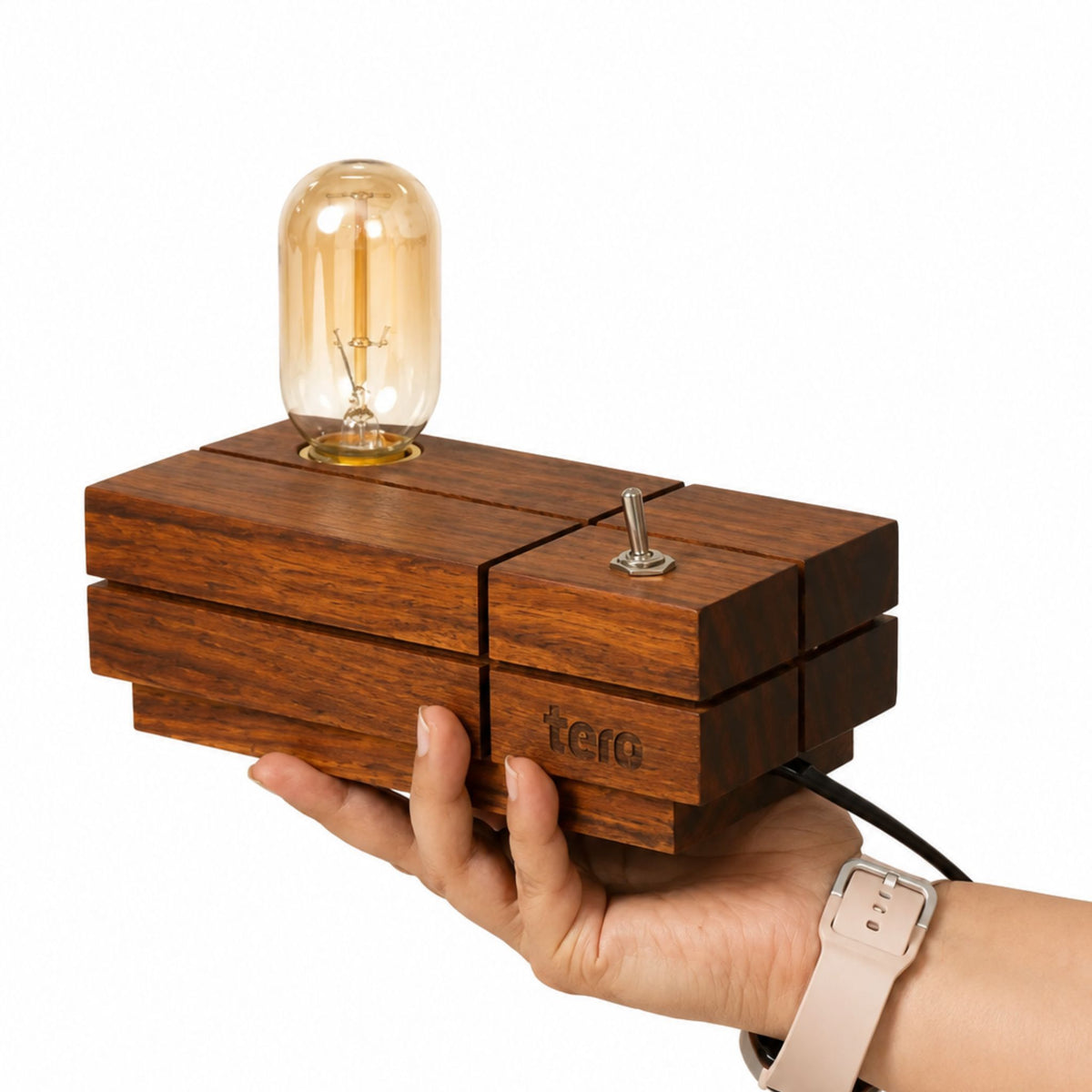 LUME Solid Wood Table Lamp